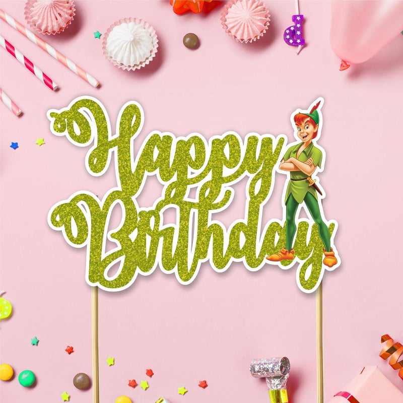 Seyal Petr Pan Happy Birthday Cake Topper - Image 3